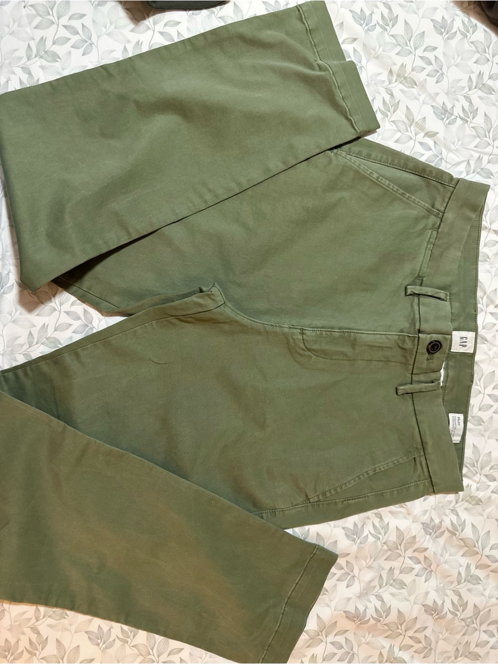 GAP Men's Olive Green Chino Pants